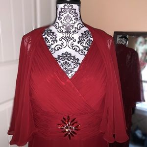 Burgundy Color Dress